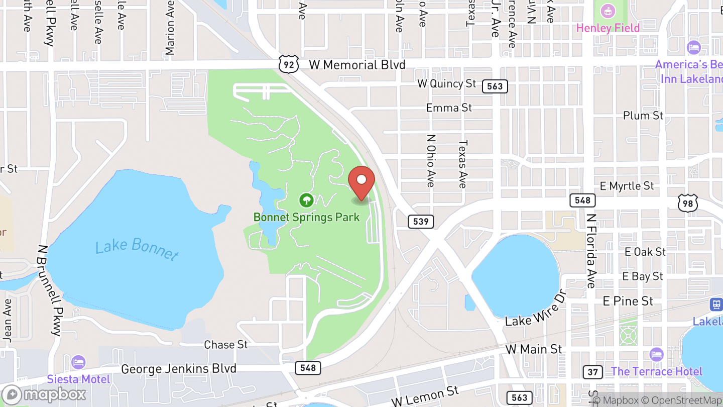Map showing the location of Sensational Senses