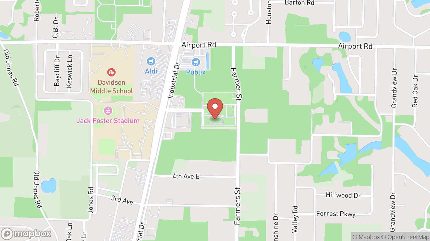 Map showing the location of Get voter ready