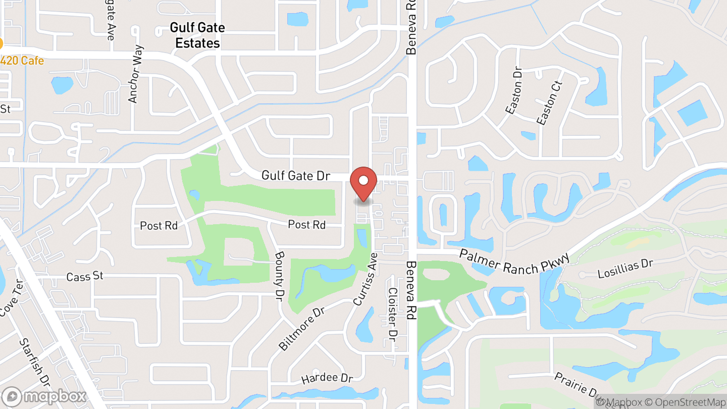Map showing the location of Teen Writing Club