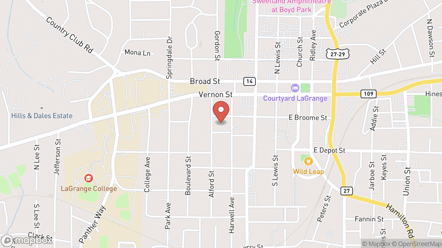 Map showing the location of Artful Afternoons