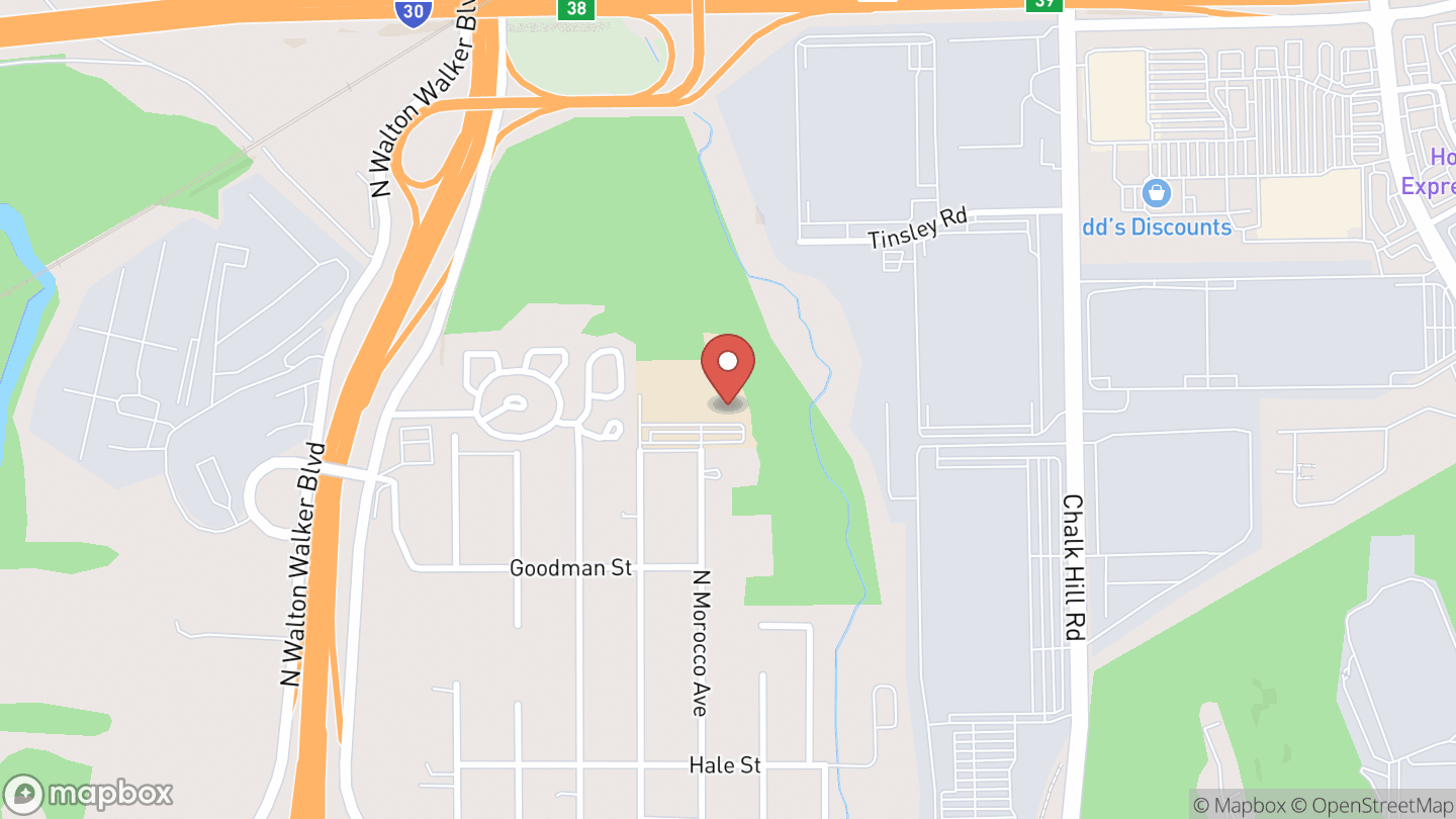 Map showing the location of Arcadia Park Branch