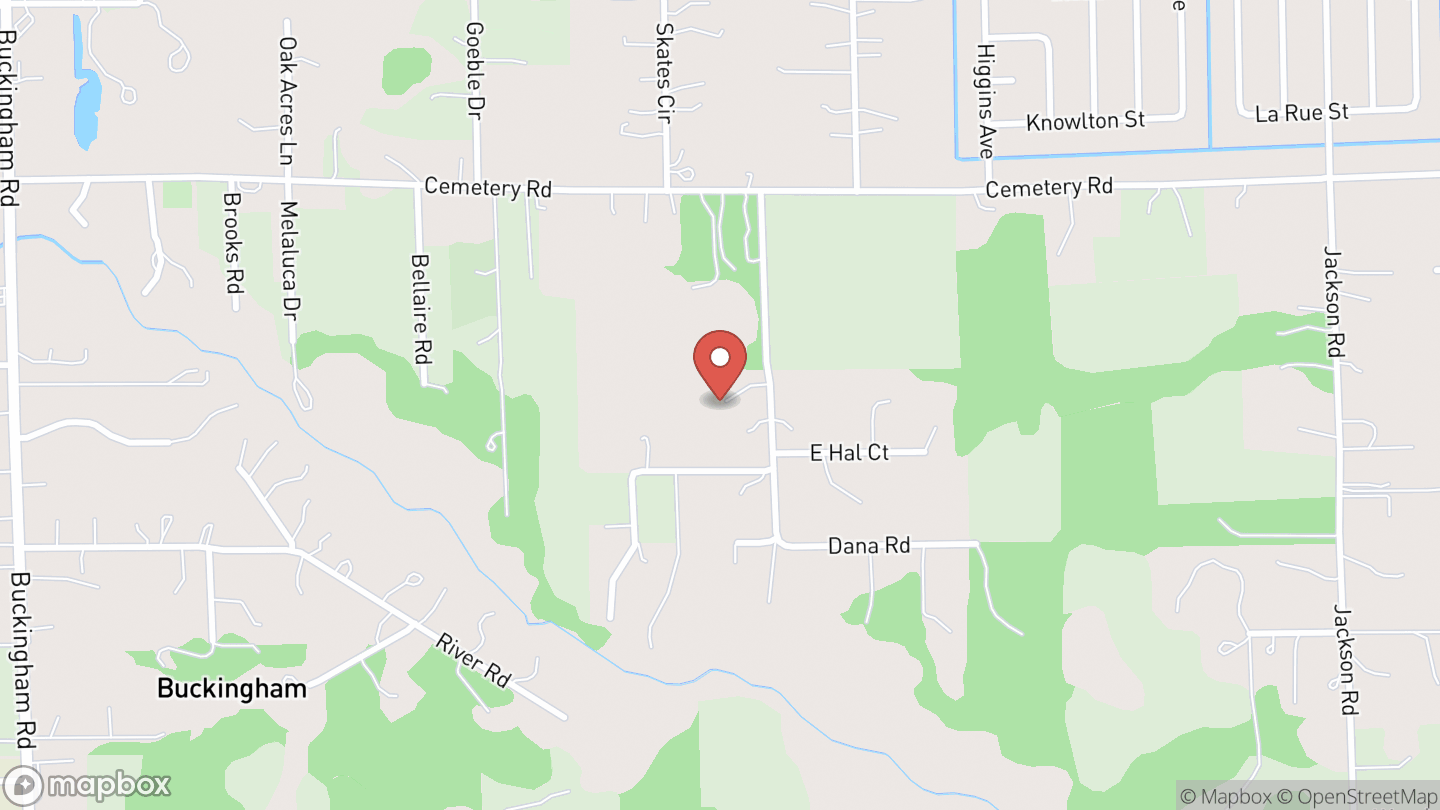 Map showing the location of Investigate, Navigate, Create, I.N.C.