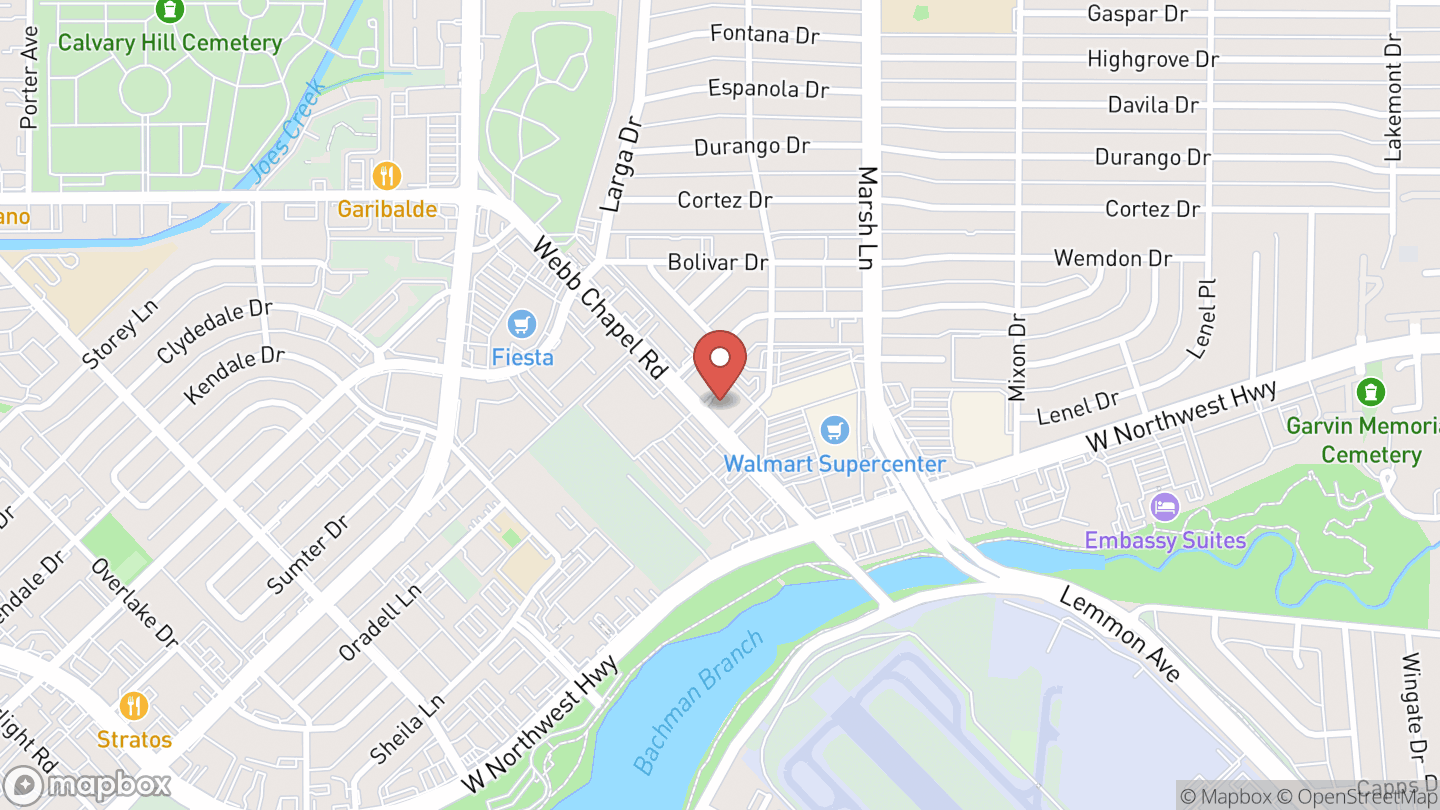 Map showing the location of Community Events