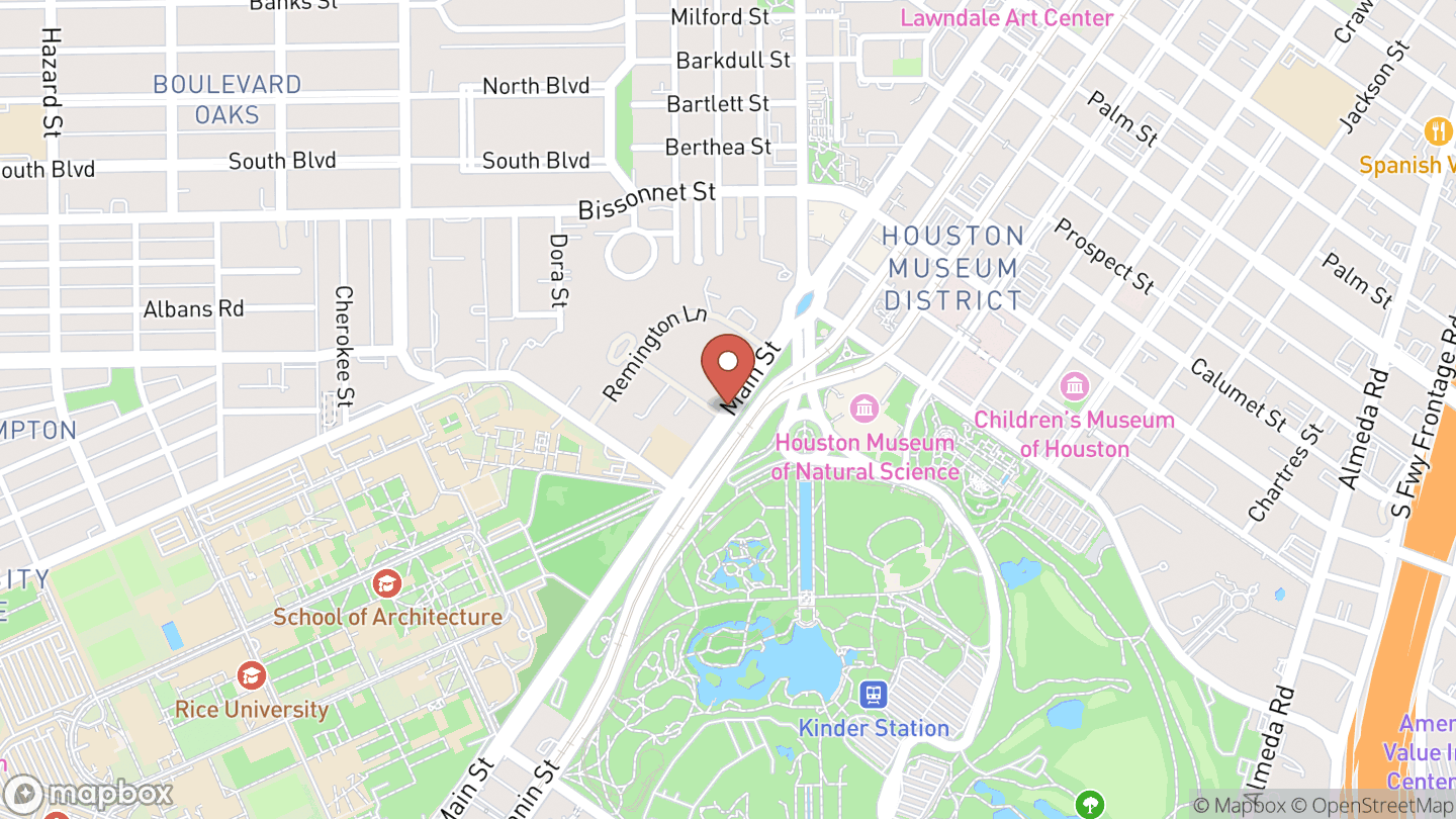 Map showing the location of New Port Richey Public Library