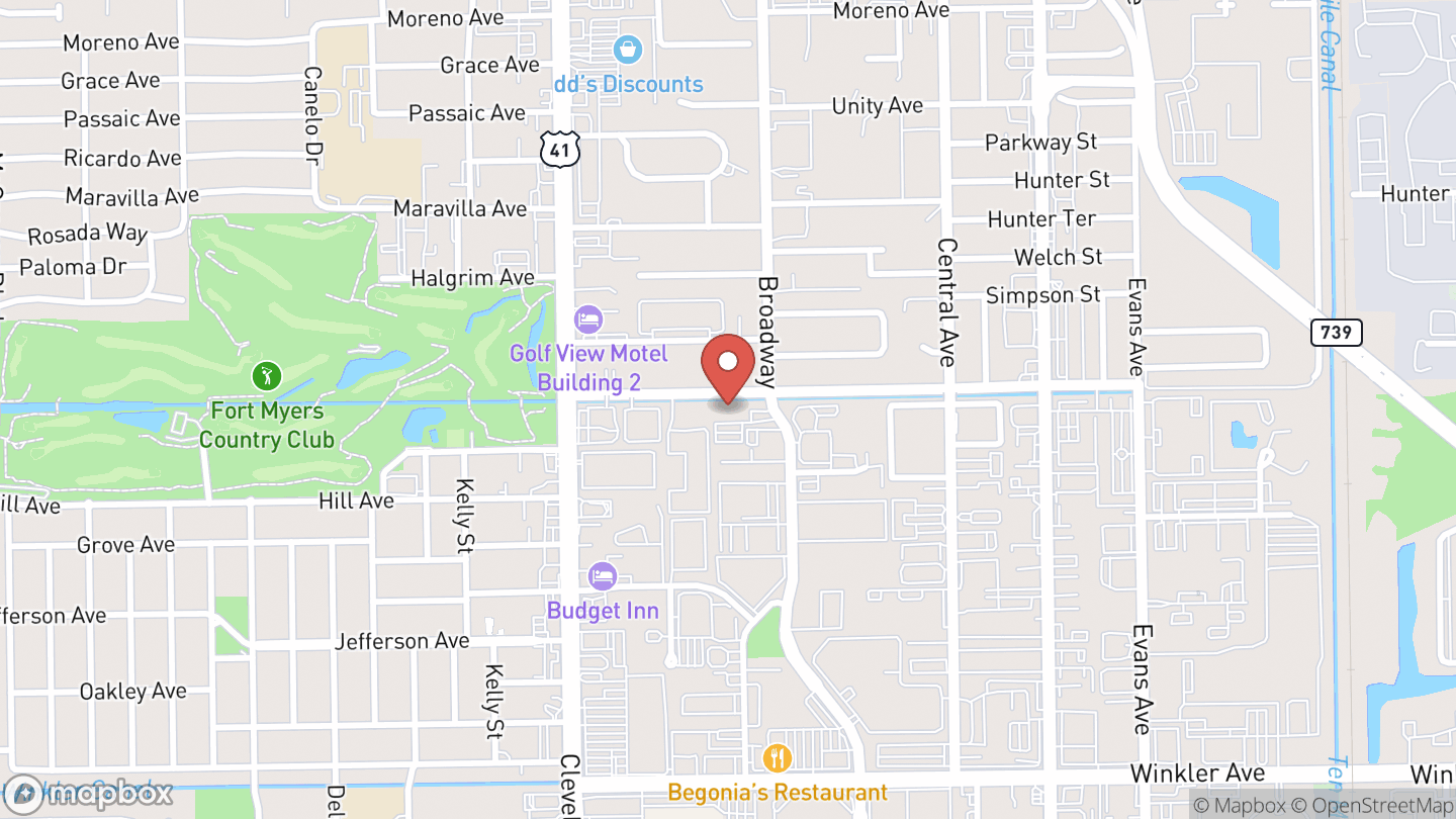 Map showing the location of Sports Performance - Session 2 (Late Afternoon)