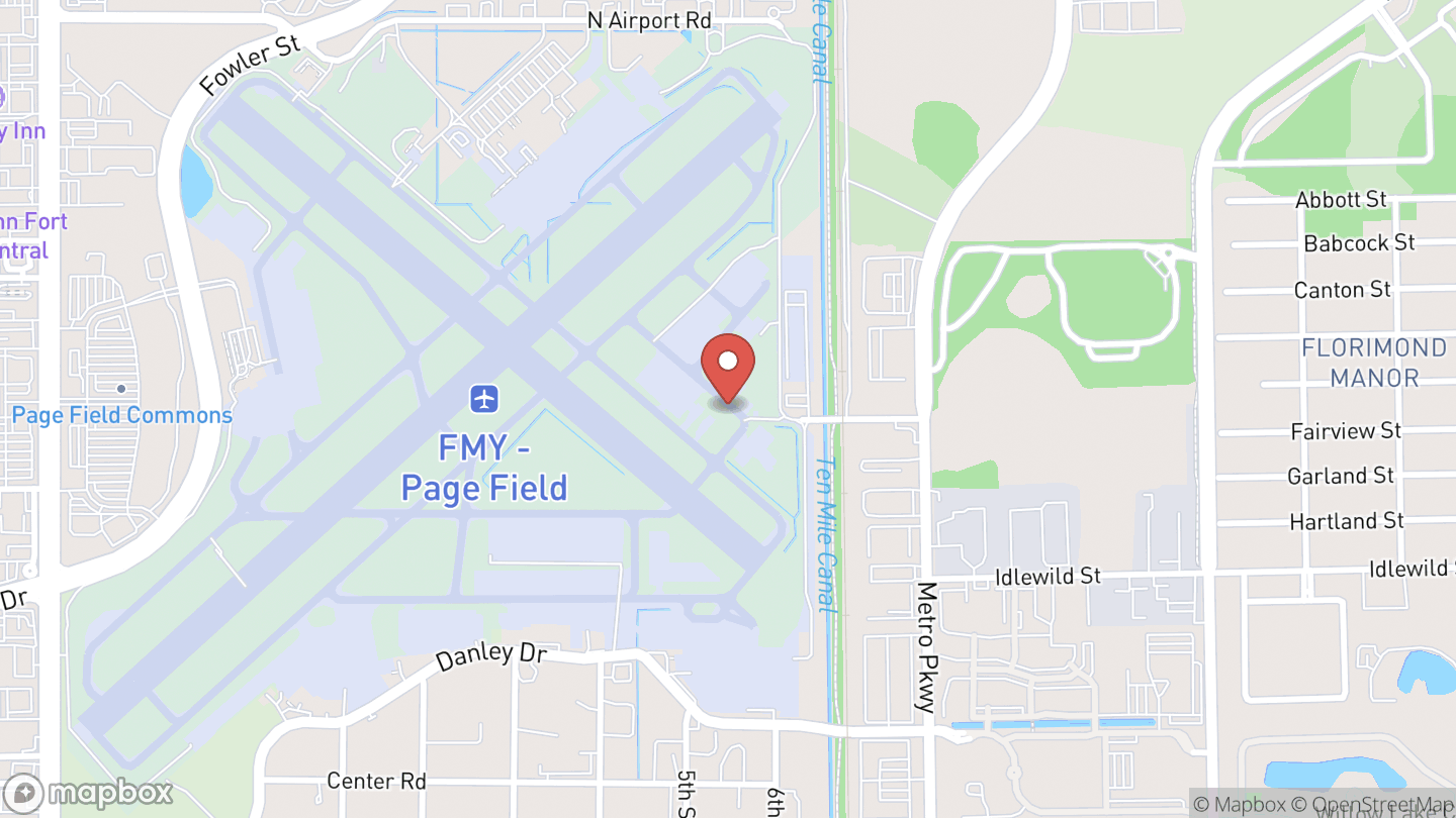 Map showing the location of Aviation