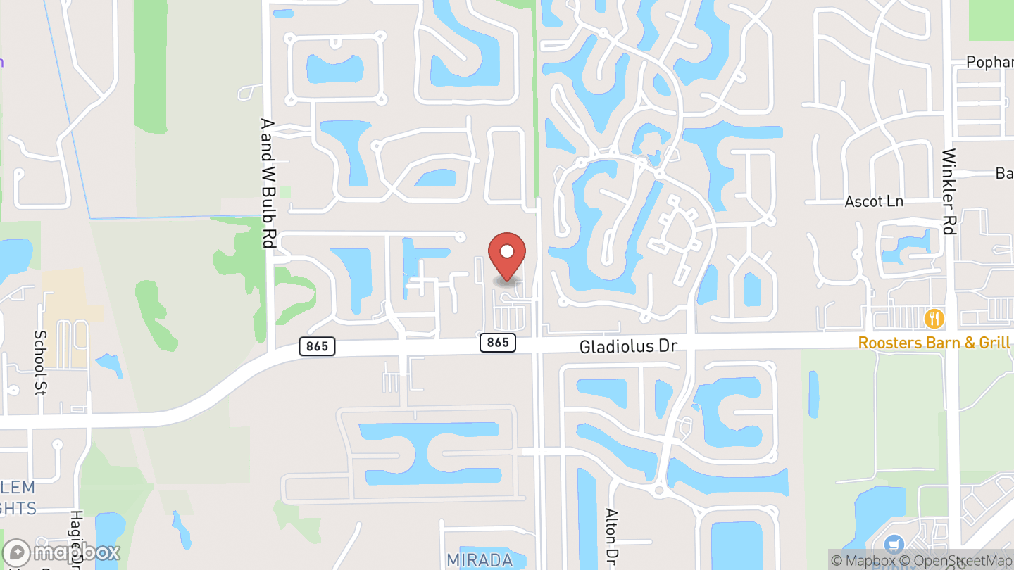 Map showing the location of Kids Read Down Fines