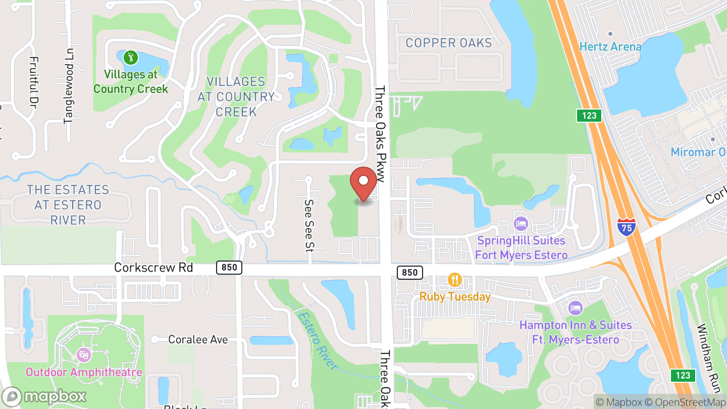 Map showing the location of Art Lab: Watercolor String Art
