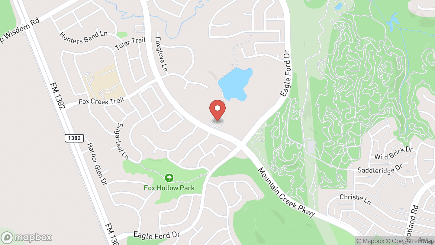 Map showing the location of Preschool Picassos