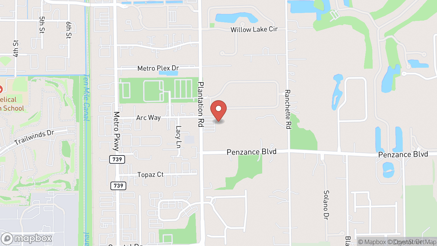 Map showing the location of Homeschool Hangouts