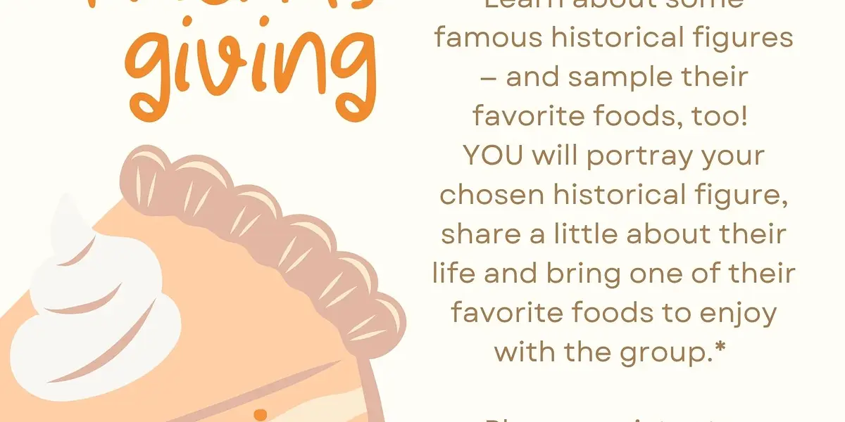 Homeschoolers: Famous Friendsgiving