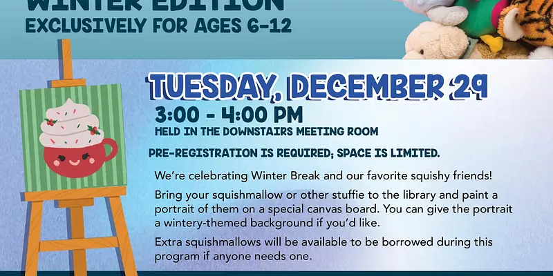 Paint 'N Squish: Winter Edition (Exclusively for Ages 5-12) - Central