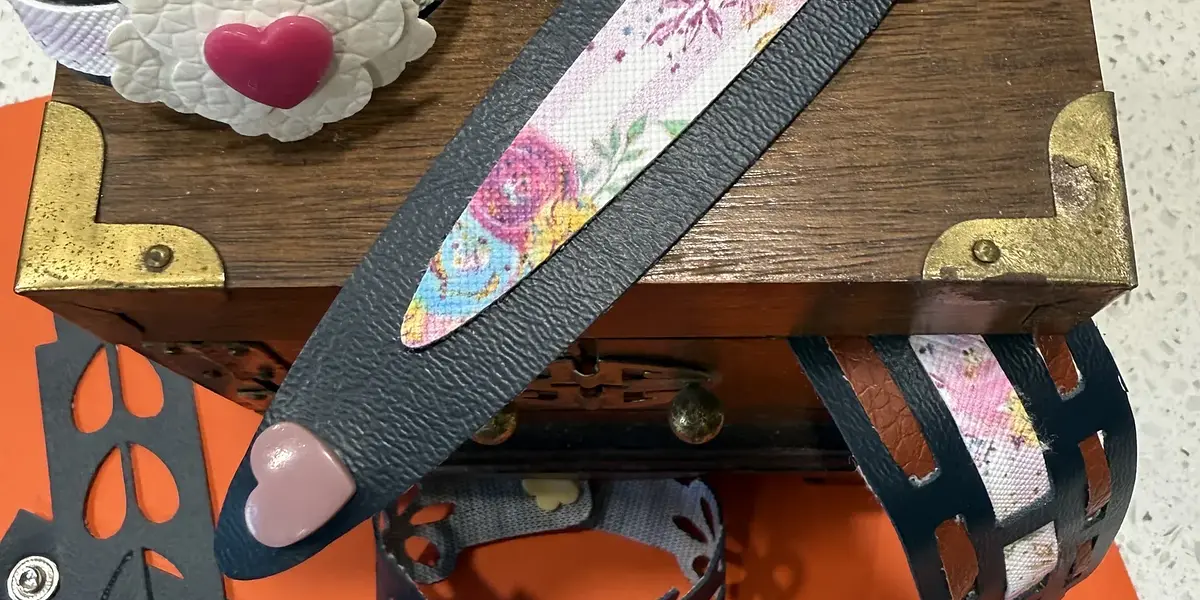 Teen Craft: Leather Bracelets and Bookmarks
