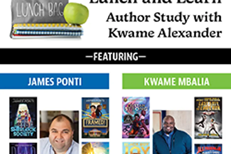 Homeschooler Lunch and Learn: Author Study with Kwame Alexander Featuring James Ponti and Kwame Mbalia at Mount Airy Branch