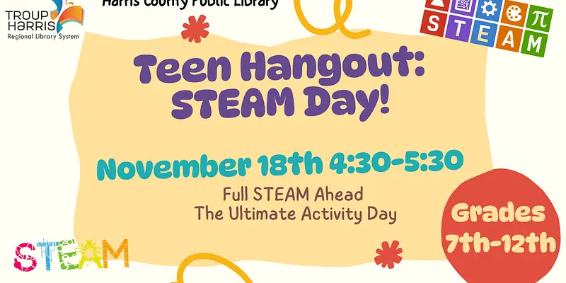 Teen Hangout: Full STEAM Ahead