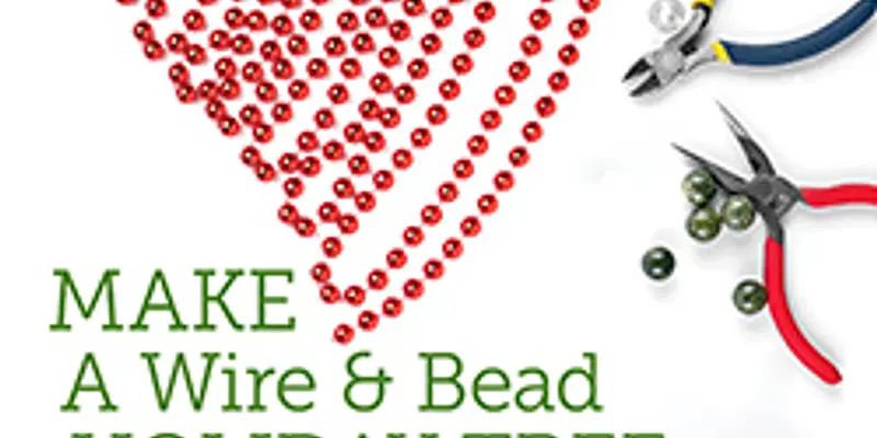Make a Wire and Bead Holiday Tree Ornament