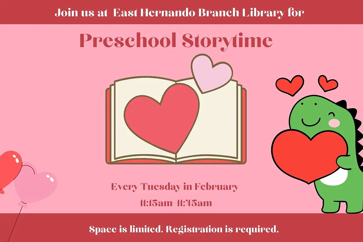 Preschool Storytime @ East Hernando Branch