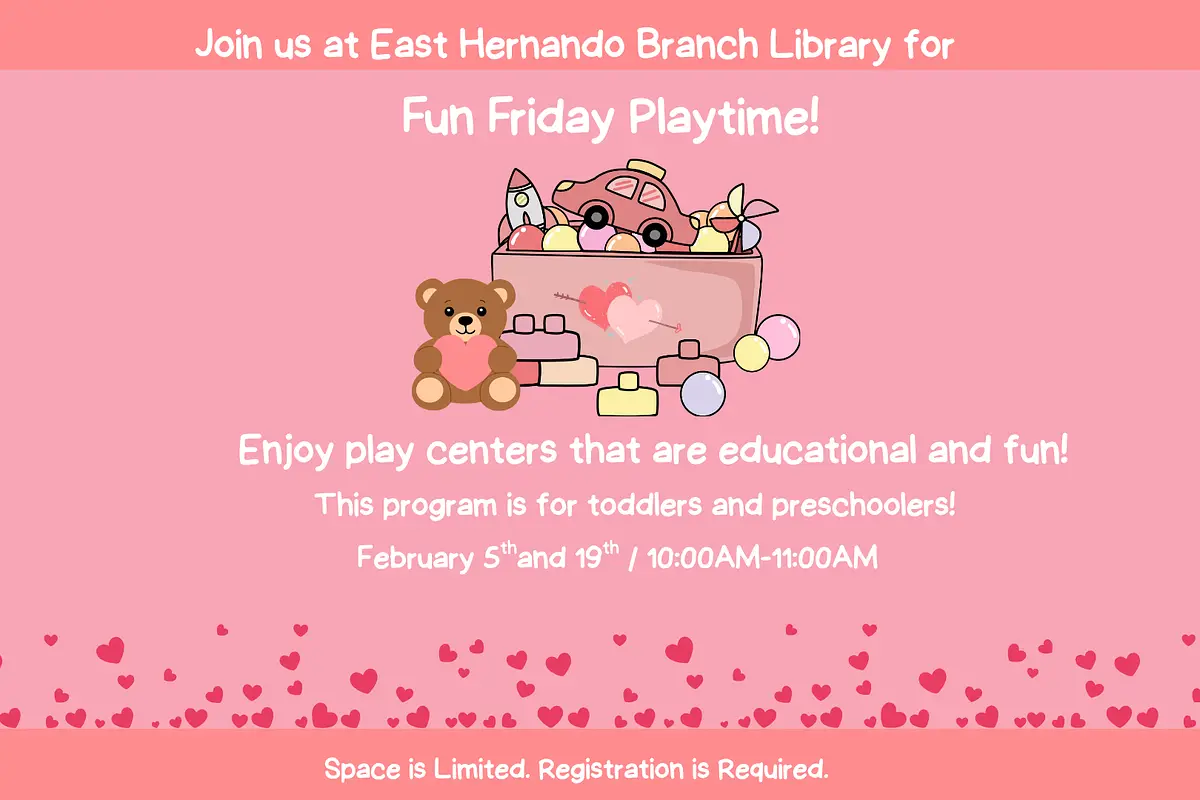 Fun Friday Playtime @ East Hernando Branch