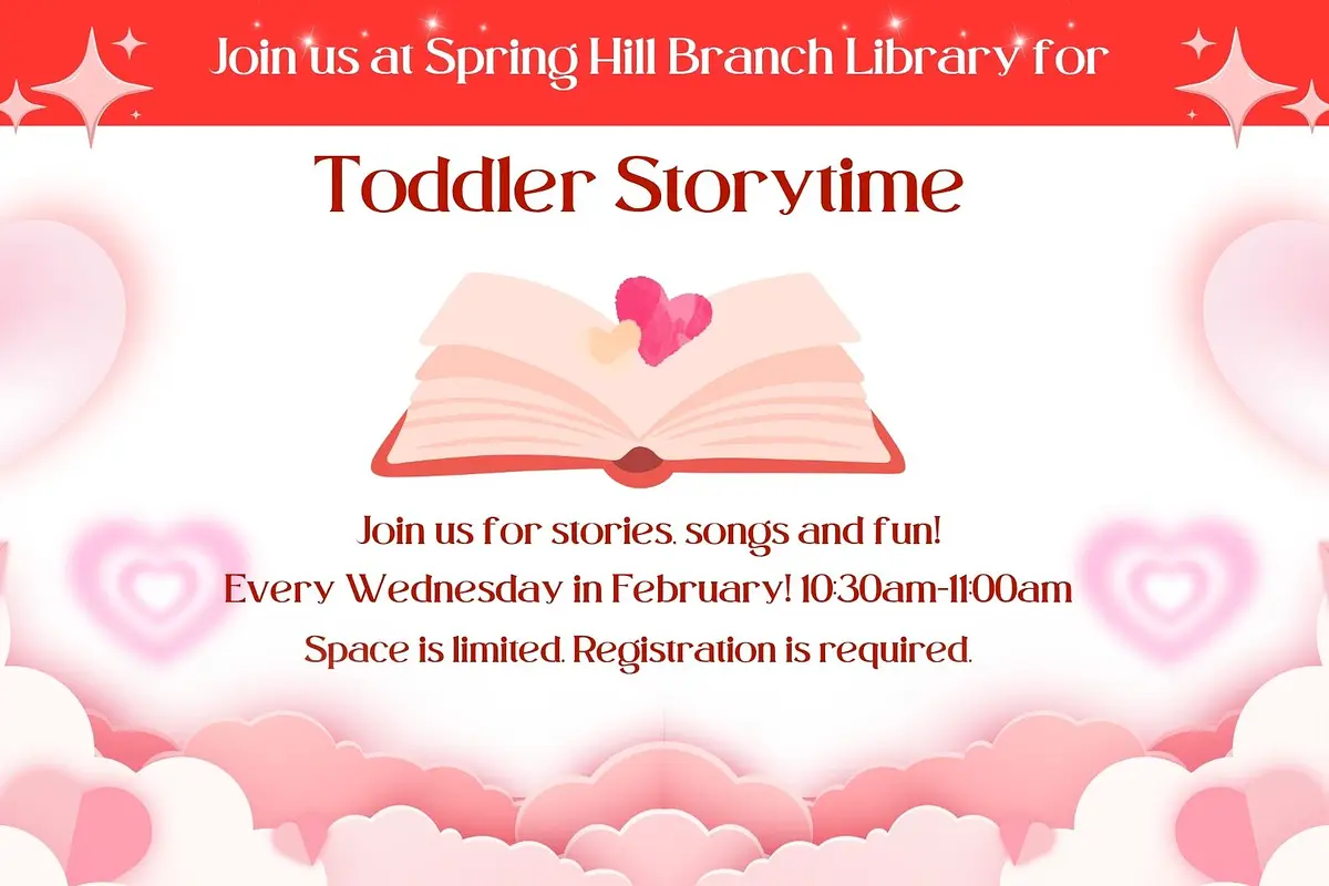 Toddler Storytime @ Spring Hill Branch