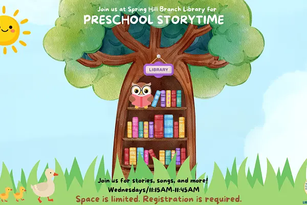 Preschool Storytime @ Spring Hill Branch at Spring Hill Branch