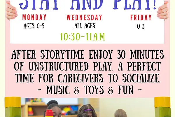 Stay & play at Valparaiso Library