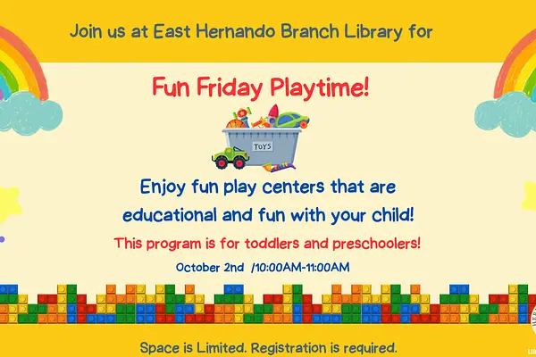 Fun Friday Playtime @ East Hernando Branch