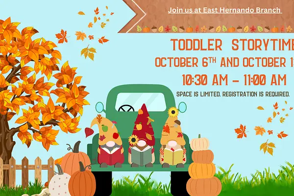 Toddler Storytime @ East Hernando Branch