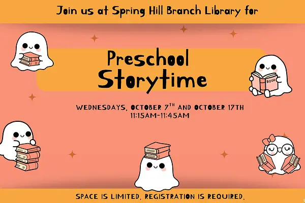 Preschool Storytime @ Spring Hill Branch