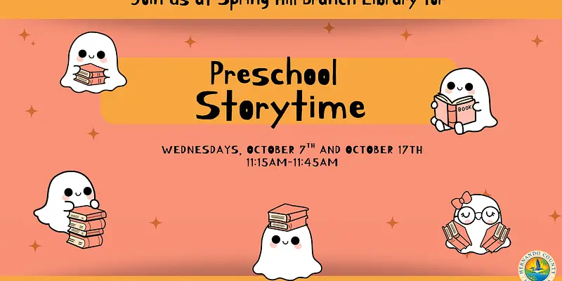 Preschool Storytime @ Spring Hill Branch