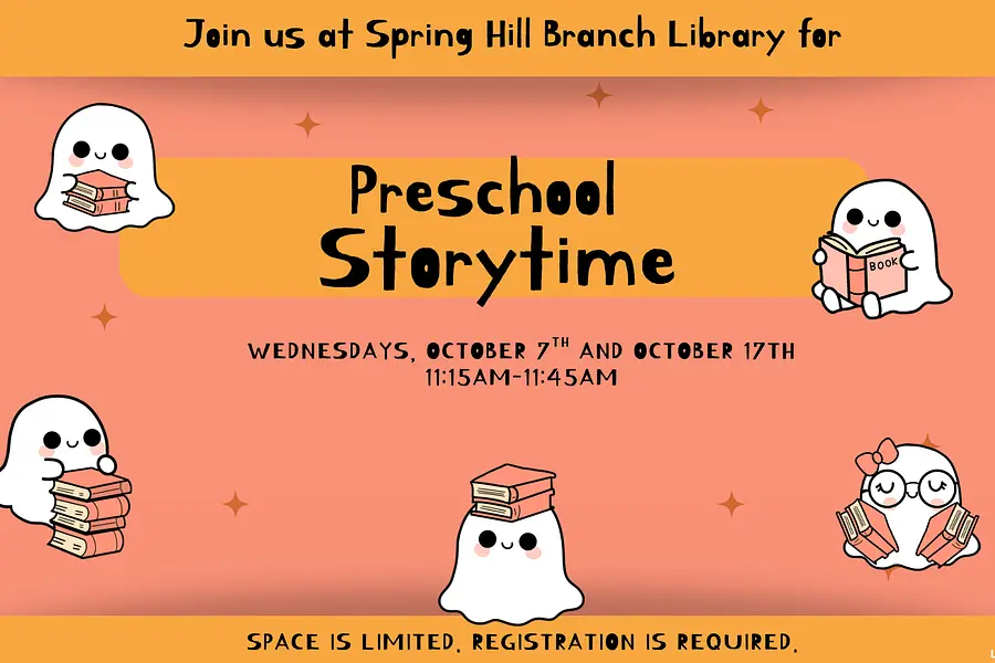 Preschool Storytime @ Spring Hill Branch at Spring Hill Branch