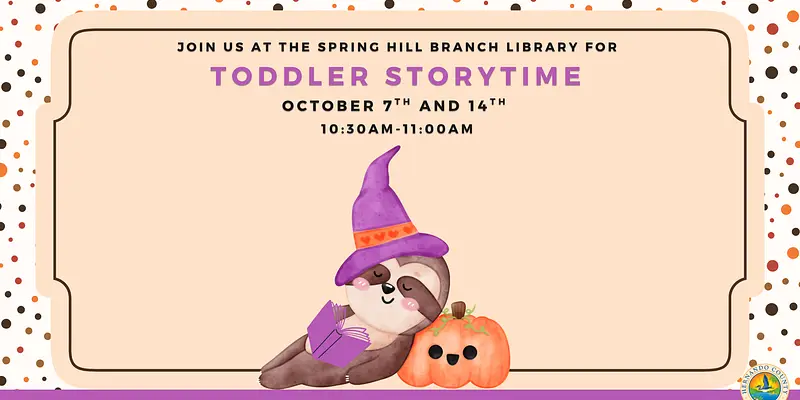 Toddler Storytime @ Spring Hill Branch