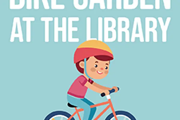 Bike Garden at the Library at Mount Airy Branch