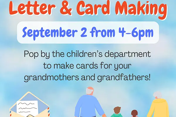 Grandparents' Day Card Making at Bernstein Park Library Pop-up