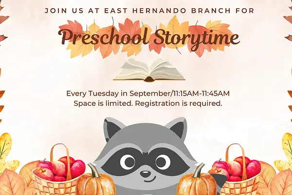 Preschool Storytime @ East Hernando Branch
