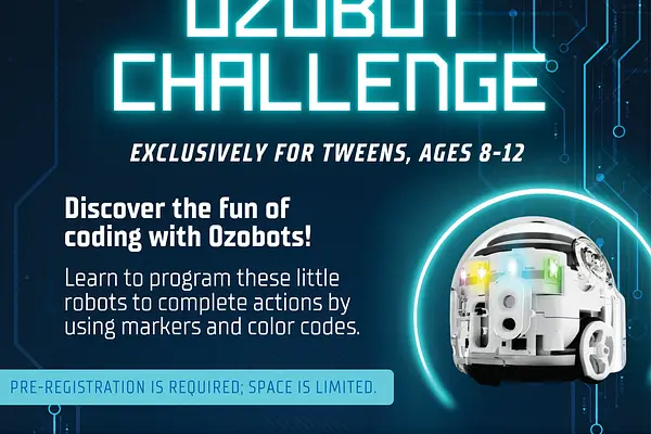 Ozobot Challenge for Tweens (8-12) - West