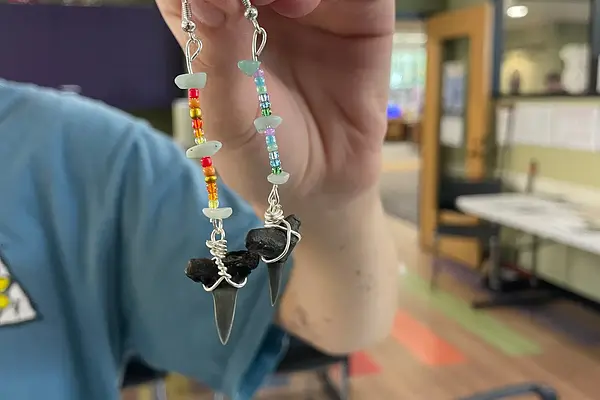 Teen Shark Tooth Jewelry Workshop at Shannon Staub Library