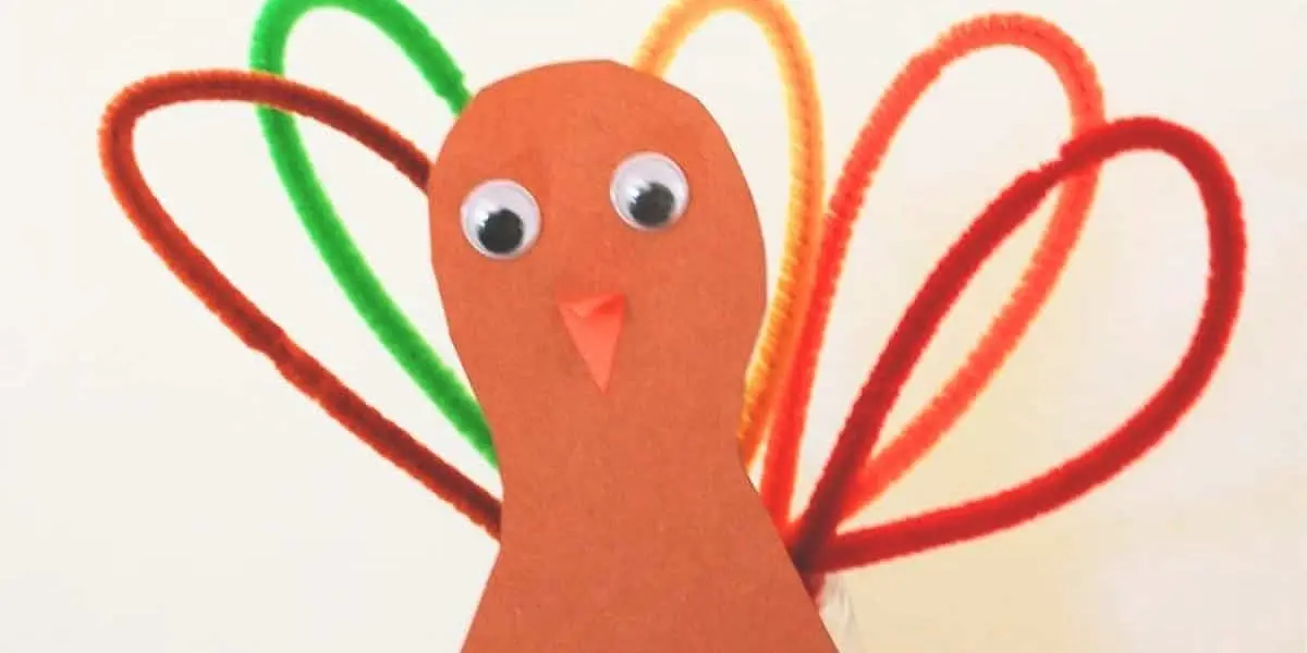 Make a Piper Cleaner Turkey Craft!