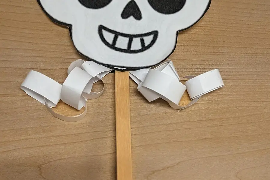 Paper Skeletons at Arcadia Park Branch