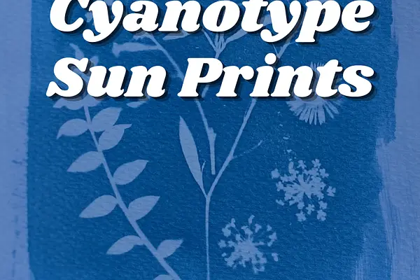 Cyanotype Sun Prints at Preston Royal Branch
