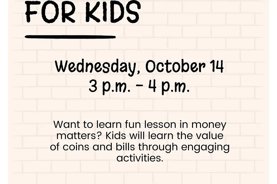 Money Matters for Kids at Paul Laurence Dunbar Lancaster-Kiest Branch
