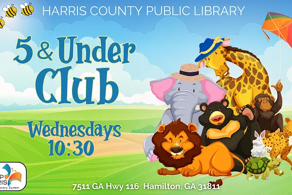 5 & Under Club Storytime at Harris County Public Library