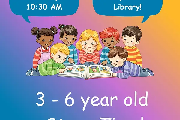 3 - 6 yrs old Story Time at Mary Esther Library
