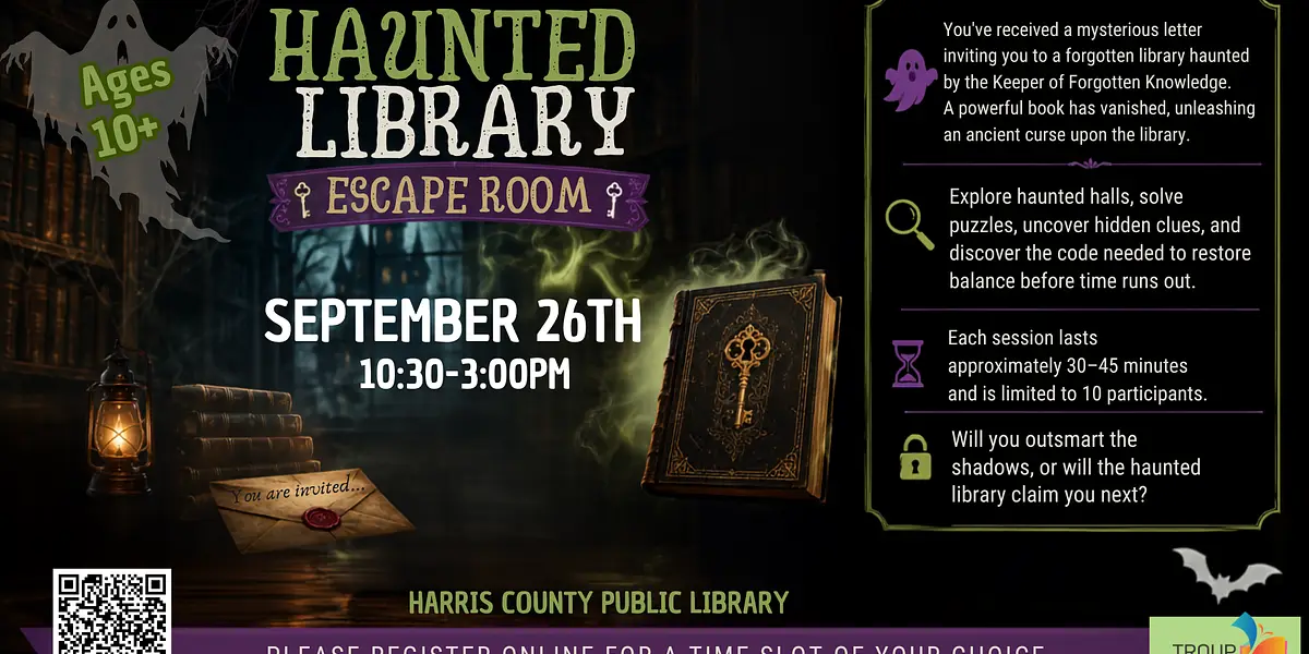 Escape the Haunted Library
