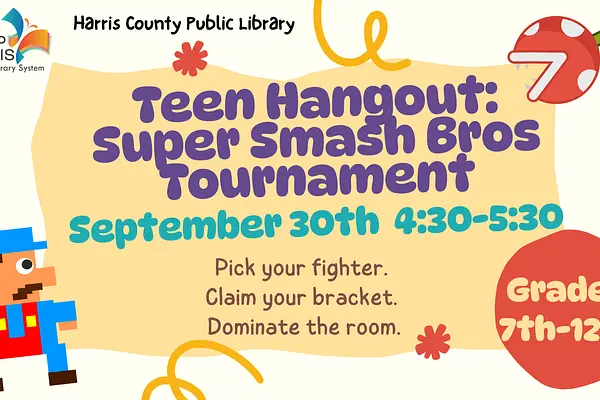 Teen Hangout: Super Smash Bros Tournament