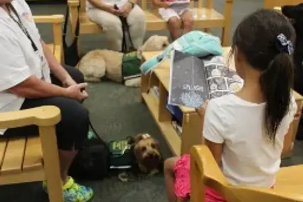 Read with the Dogs at North Port Library