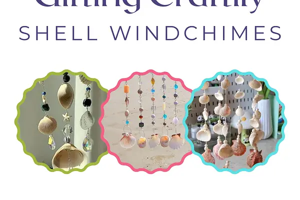 Gifting Craftily: Shell Windchimes (AH) at Destin Library