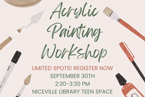 Teen Space Acrylic Painting Workshop