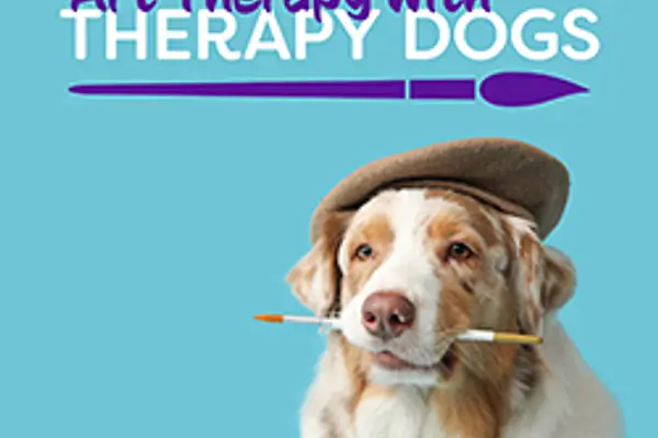 Art Therapy with Therapy Dogs