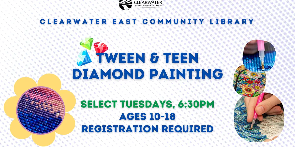 Tween/Teen Diamond Painting *Registration Required*