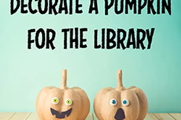 Decorate a Pumpkin for the Library